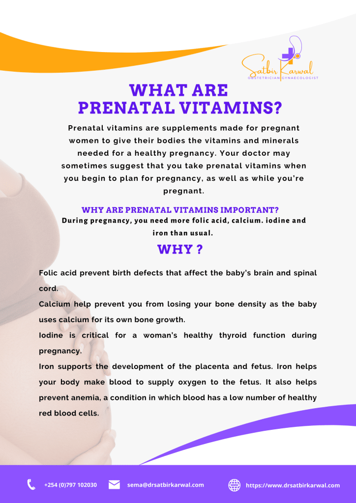 Importance of prenatal vitamins